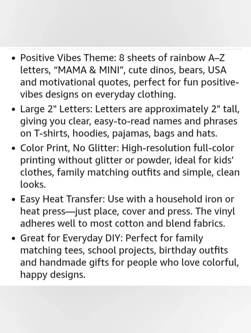 Happy Secret 8 Sheets Iron On Letters & Graphics Heat Transfer Stickers NWT